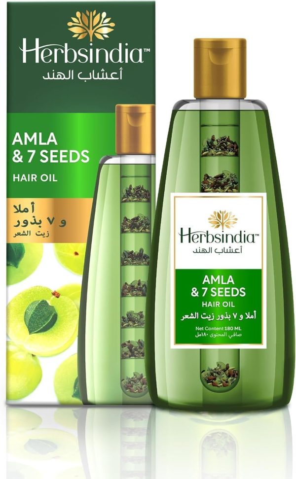 Herbs India Amla & 7 Seeds Hair Oil – 280 Ml