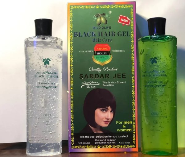 New Sardar Jee Black Hair Color Gel 500ml Bottles