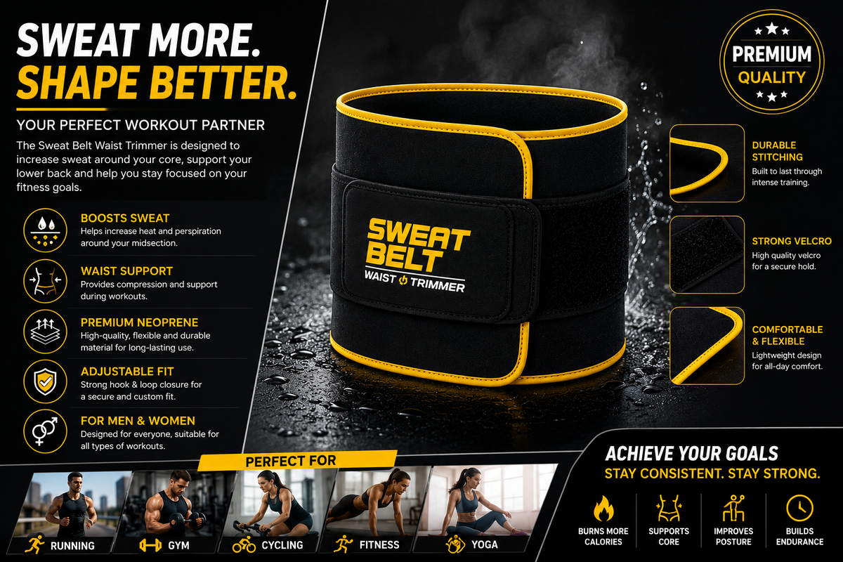 Sweat Belt Premium Waist Trimmer