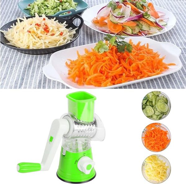 Drum Grater | Manual Vegetable Cutter Slicer