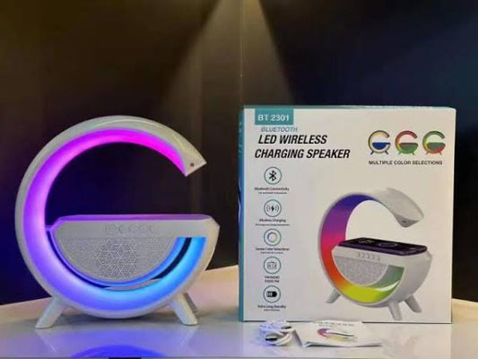 Rgb Light Table Lamp With Wireless Charger