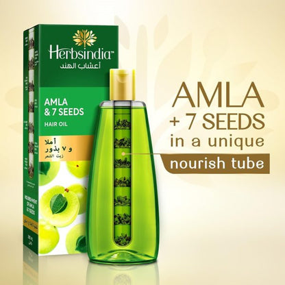 Herbs India Amla & 7 Seeds Hair Oil – 280 Ml