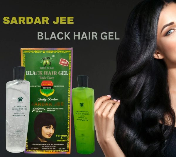 New Sardar Jee Black Hair Color Gel 500ml Bottles
