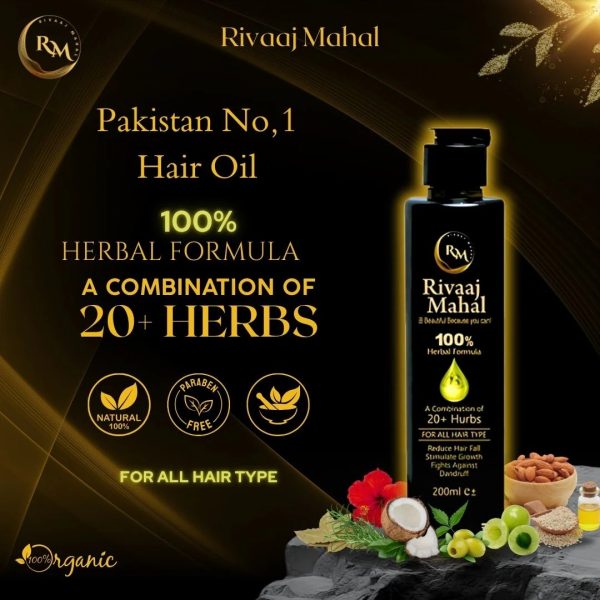 Rivaaj Hair Oil Hair Food Organic Hair Problem Solution 200 Ml