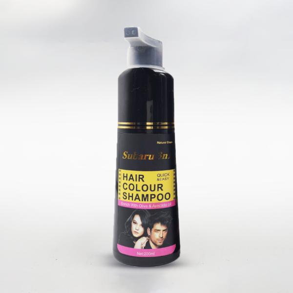 Subaru 3 In 1 Black Hair Color Shampoo Shampoo For Men & Women |