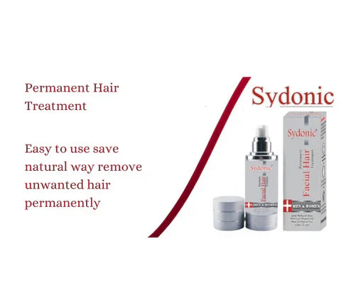 Sydonic Permanent Hair Removal Cream – For Face, Body, and Sensitive Areas | Dermatologist-Tested Solution
